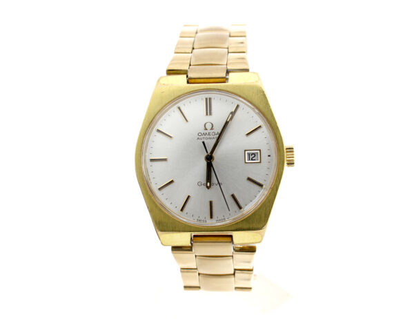 OMEGA Geneve Herrenuhr mit Plaquegehäuse und Omega 1481 Automatikwerk