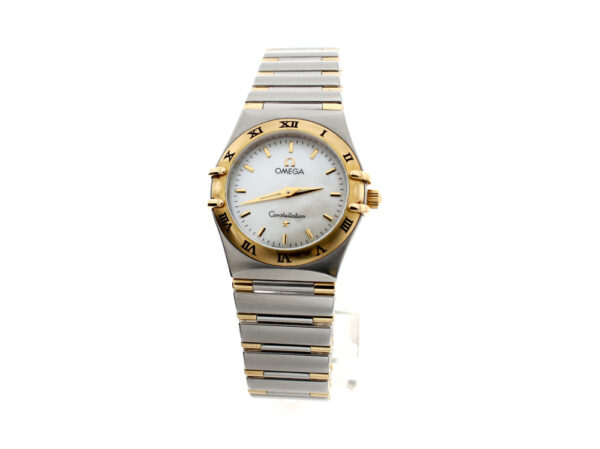 OMEGA Constellation Damenuhr in Stahl/Gold.