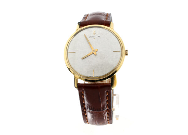 CORUM Herren-Armbanduhr in 750er Gelbgold und mit Automatikwerk
