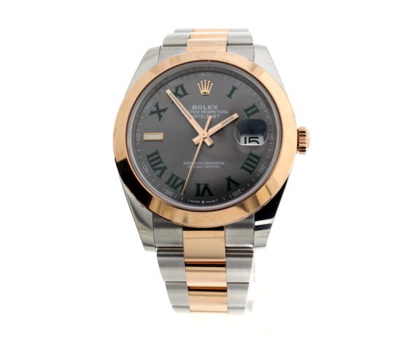 ROLEX Datejust mit Stahl/ Roségold-Gehäuse und Automatikwerk