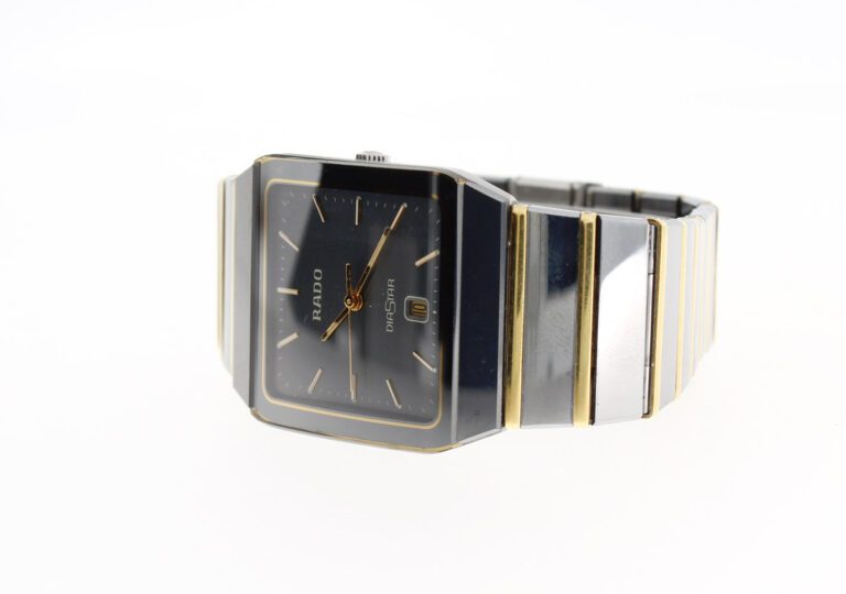 RADO Diastar Damenuhr in Keramik Gold Bicolor FaltschlieBe und Quartzwerk. Juwelier Master