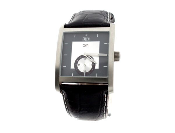 XEN Vintage-Herrenuhr in Edelstahl und Quartzwerk.
