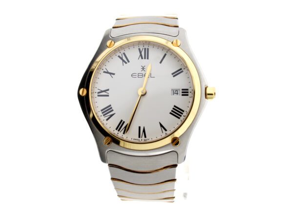 EBEL Sport Classic Herrenuhr in 18 Karat-Stahl/Goldgehäuse (Bicolor) mit Quartzwerk.