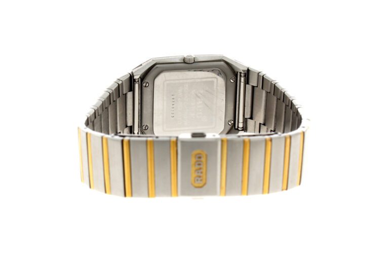 RADO Diastar mit Stahl Goldgehause Bicolor Quartzwerk und DoppelfaltschlieBe