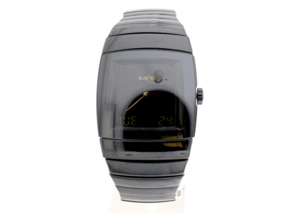 RADO Diastar Herrenuhr in Ceramicgehäuse schwarz, ETA-Quartzwerk, Chronograph mit Original Boxen.