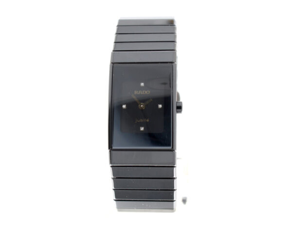 RADO Diastar Jubilé Damenuhr mit Stahl-/ Ceramicgehäuse, Quartzaufzugswerk, Faltschließe im Full-Set.