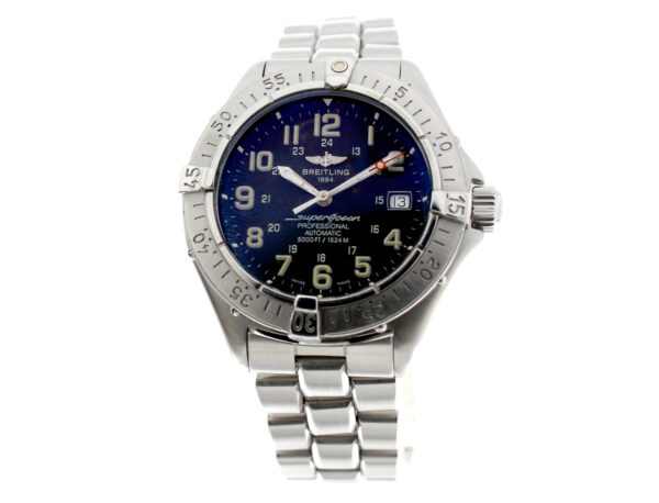 BREITLING Superocean Colt mit Edelstahlgehäuse, ETA-Automatikwerk, Schraubkrone im Full-Set.