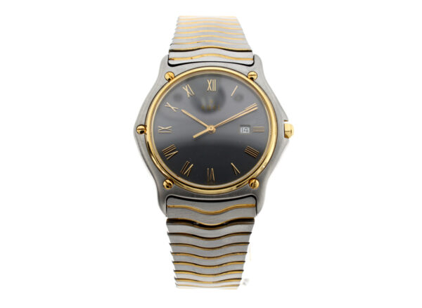 EBEL Classic Herrenuhr mit Stahl-/Goldgehäuse (Bicolor), Quartzwerk und römischen Ziffern.